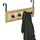 Wenko Garderobe Allegre 4 Haken Schwarz