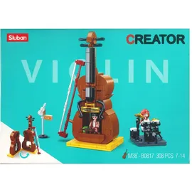 Sluban Klemmbausteine Violine 308-tlg.