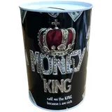 BLUECHOLON Originelle Spardose mit Stil und Botschaft, große Spardose für Erwachsene, Spardose, Geschenk, Spardose XL (15 x 10, Bär Money King)