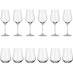 RITZENHOFF 12er-Set LICHTWEISS AURELIE 6 x Weißweinglas 6 x Wasserglas