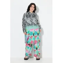 Angel Of Style by Happy Size Hemdbluse Alloverdruck Grün 56