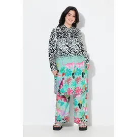 Angel Of Style by Happy Size Hemdbluse Alloverdruck Grün 56