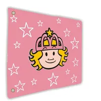 Wickey Fahne für Spielturm 55 cm Rosa