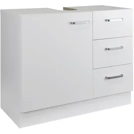 stabilo-sanitär Stabilo Sanitär - Waschbeckenunterschrank `Knut` polarweiß matt 3 Schubladen 63x30x54cm