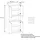 Vladon Logan Aktenschrank 82 x 37 x 184 cm grau