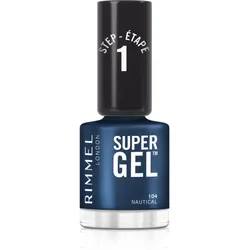 Rimmel Super Gel Gel-Lack für Fingernägel - keine UV/LED Lampe erforderlich Farbton 104 Nautical 12 ml