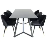 VCM Ebuy24, Essgruppe Essgruppe Marina 23 (7-teilig) (Stahl, MDF)