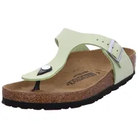 Birkenstock Gizeh (Pelle Donna) - Sandalo Infradito da Donna, Faded Lime, 7 US, Faded Lime, 38 EU - 38 EU