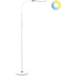 LED Stehlampe CASSIOPEIA mit Dimmer Metall Weiß