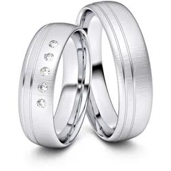 Trauringe M ̧nster 333er Weiflgold - 7044