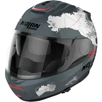 Nolan N100-6 Legend Checa grau/weiß (verschiedene Größen) (N16000747030)
