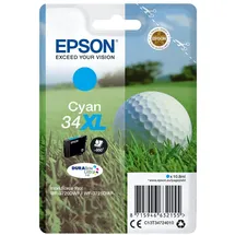 Epson 34XL cyan + Alarm