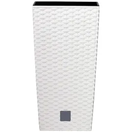 Spetebo Pflanzsäule 62 x 32 cm Weiß