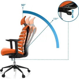 HJH Office ERGO LINE II PRO Stoff Orange