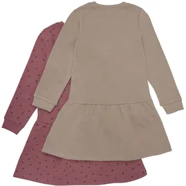 MINYMO Sweat Dress LS (2-pack) apple butter), (4640) 122