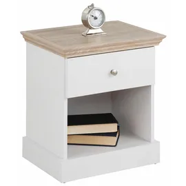 OTTO home Nachtschrank Binz 45 x 35 x 45 cm Weiß