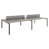 xl moebel gmbh Schreibtisch 240x160 Grau