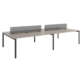 xl moebel gmbh Schreibtisch 240x160 Grau