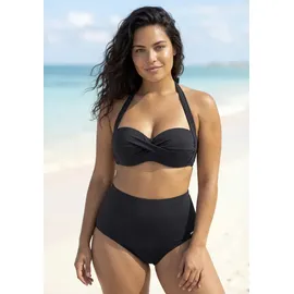 LASCANA Bikini-Top Damen Schwarz 46 Cup D