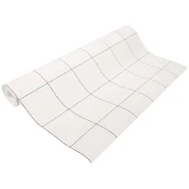 Superfresco Easy Karo gezeichnet", schwarz (schwarz, weiß), B:0,52m L:10m, Vlies, Tapeten, 1000 cm Länge