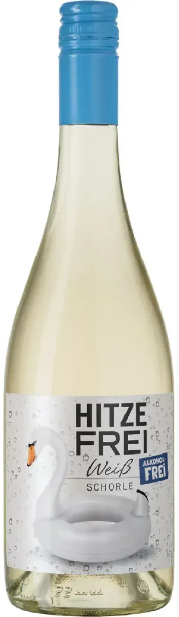 HITZEFREI Schorle weiß alkoholfrei Vegan lieblich 0,75 l