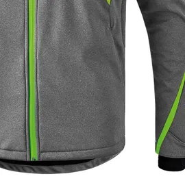 Erima Softshelljacke Funktion grey melange/green gecko S