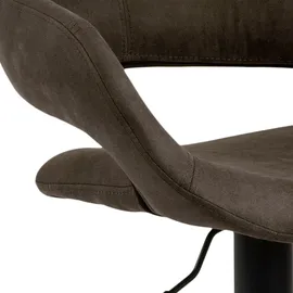 Actona Barhocker Grace 54 x 83-104 x 49 cm Grau
