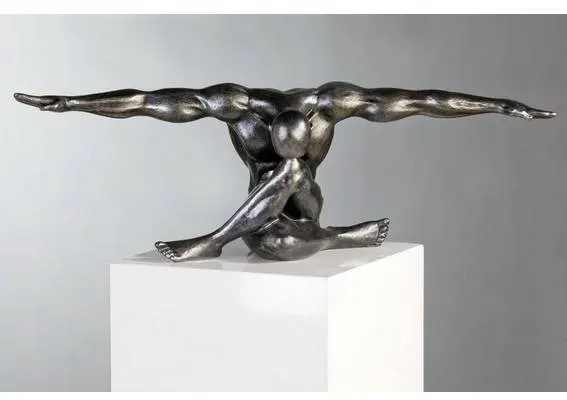 Figur Cliffhanger | Antik | 200 x 610 mm | Dekoartikel Wohnzimmer