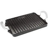 Garcima Grillplatte 21 x 27 cm Gusseisen schwarz/weiß