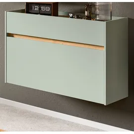 inn.furn Schuhschrank Schuhkipper Salbei Eiche Schuh Flur Kommode hängend 110 cm), Borga