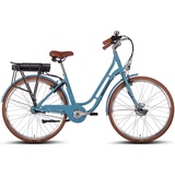 SAXXX E-Bike SAXXX "CLASSIC PLUS 2.0" E-Bikes Gr. 45 cm, 28 Zoll (71,12 cm), blau (pastellblau glanz) E-Bikes