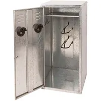 Kerbl Sattelschrank 60x60x150cm für 2 Sättel Silber