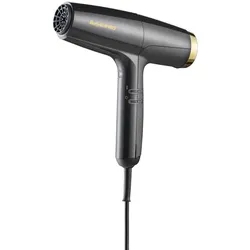 BaBylissPRO Falco Haartrockner Digital Highspeed Grau/Gold BAB8550E