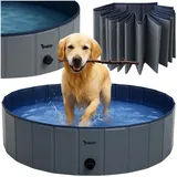 Hundepool ,Faltbare Schwimmbecken Planschbecken Dog Pool 160 x 30 cm 25370