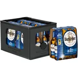 Warsteiner Premium Pilsener Alkoholfrei 0,0% Flaschenbier, MEHRWEG im Kasten, Alkoholfreies isotonisches Pils Bier mit 0,0% Alc., 24er Kiste (24 x 0.33 l)