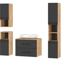 Planetmöbel Badmöbel Set LUX 70 cm OHNE Waschbecken mit
