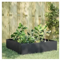 vidaXL Hochbeet 100 x 100 x 25 cm Anthrazit