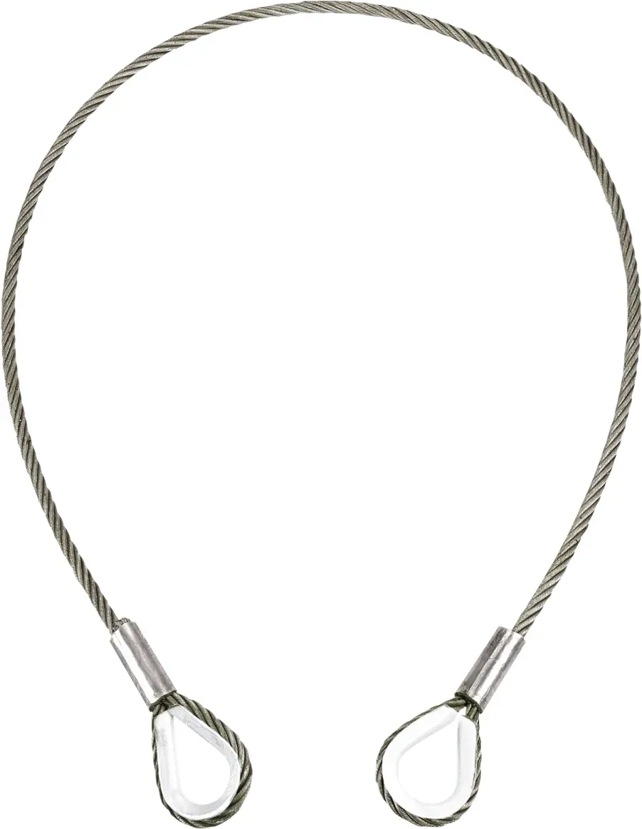 Eller Steel 1 Ton WLL - 10 mm 6 x 36 WS Core Arbeitslänge 3 m