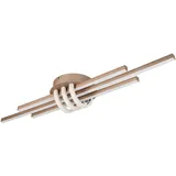 rl live your light LED Deckenleuchte CINTO Coffee, dimmbar über Wandschalter, 81cm lang