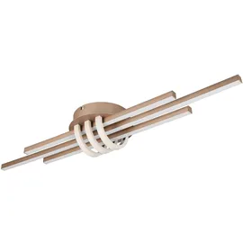 rl live your light LED Deckenleuchte CINTO Coffee, dimmbar über Wandschalter, 81cm lang