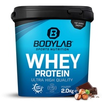 Bodylab24 Whey Protein Haselnuss-Schokolade Pulver 2000 g