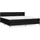 vidaXL Boxspringbett 200 x 200 cm Schwarz