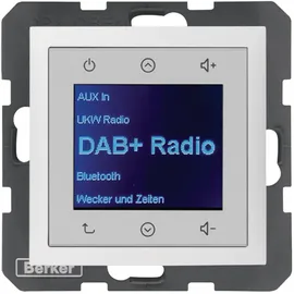 Berker Radio Touch UP DAB+ S.1/B.x polarweiss matt 29849909