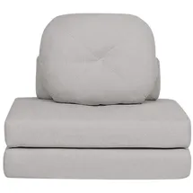 Beliani 4-tlg Schlafsofa OLDEN in Grau | Gr.: onesize