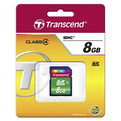 Transcend Standard SDHC-Karte Industrial 8 GB Class 4 TS8GSDHC4