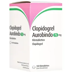 CLOPIDOGREL Aurobindo 75 mg Filmtabletten 100 St