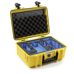 B&W International Copter Case Type 4000 Y (Koffer, Mavic Air 2), Drohne Tasche, Gelb