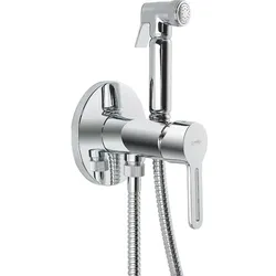 Intim Hygienedusch-Mischer-Set Enzan (Ausführung: Intim Hygiene-Dusch-Mischer-Set Enzan mit UP-Körper Handbrause Brauseschlauch und Brausehalter chrom)