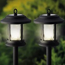 LED Solar Gartenleuchte 3in1 - Laterne/Hängeleuchte/Wegleuchte - H: 32cm - Licht...