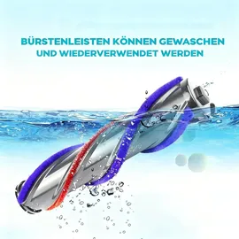 blyno Bürste Kompatibel für Dyson V7, V8, V10, V11, V15 Staubsauger Elektrobürste mit Direktantrieb mit 4 Frontlichten Hartboden und KurzflorigeTepp